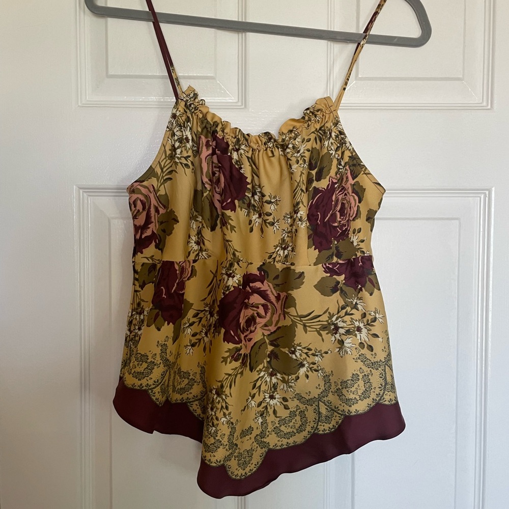 Silky Free People Tank Top